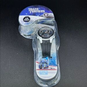 Transformers LCD Watch - Black and Silver
